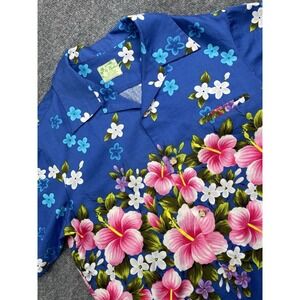 Vintage 60's Ui Maikai Shirt Men's L Cotton Aloha Hawaiian Tropical